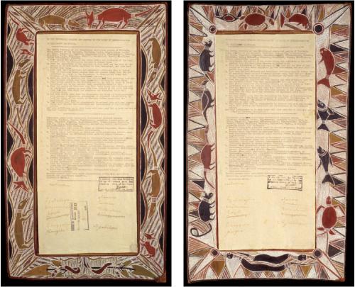 The Yirrkala bark petitions.