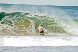 Zac surfing