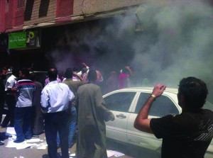 Bible Society Bookstores in Assiut and Minia, Egypt  were destroyed by local Muslim fundamentalists on August 14th, 2013 - a first in the Bible Society of Egypt’s 129 year history.