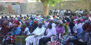 Prayer meeting in Nigera, Feb 2014.