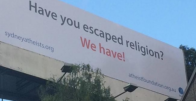 atheist billboard