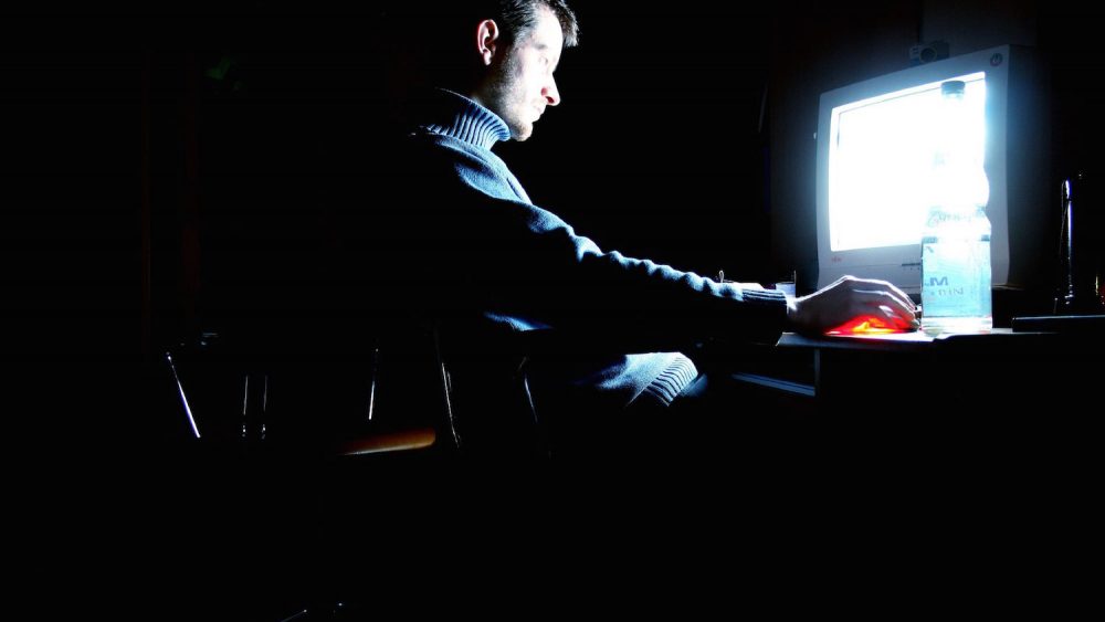 hacker comments laptop darkness