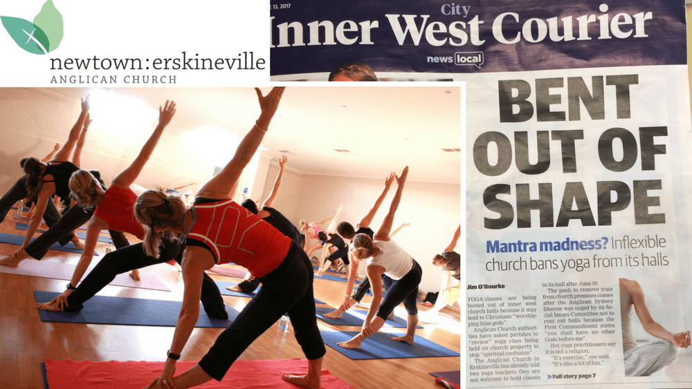 The Inner West Courier reports that yoga will be banned from this church