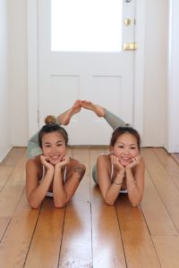Josephine Lau and Alyssa Mak, founders of Grace x Strength Christian yoga.