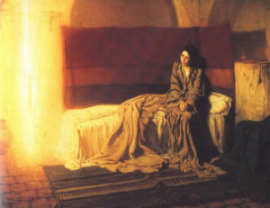 One of the artworks in Mike Frost's Advent series – 'The Annunciation' by Henry Ossawa Tanner.