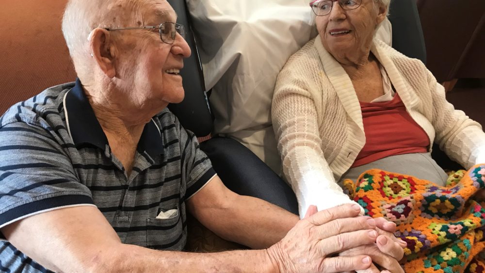 Fred and Faye Howe have been married for 65 years.