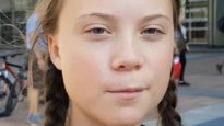 Swedish teenage climate activist Greta Thunberg, who has inspired today's global climate strike.