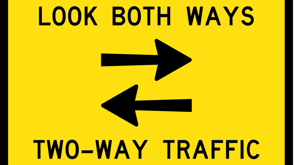 Two ways sign