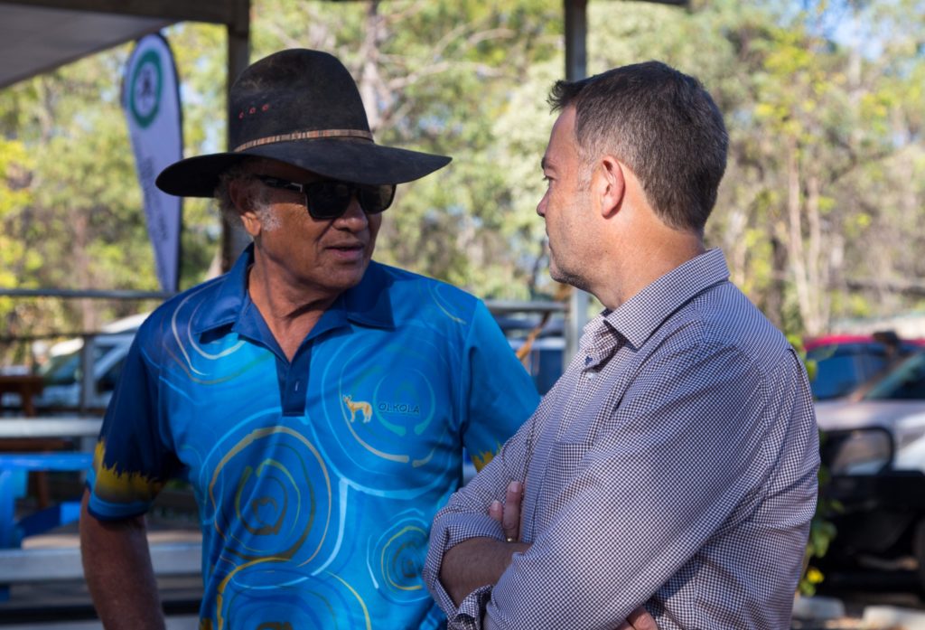 John Burn and member of Olkola Aboriginal Corporation