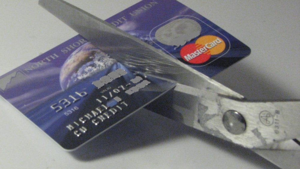 credit card cut up