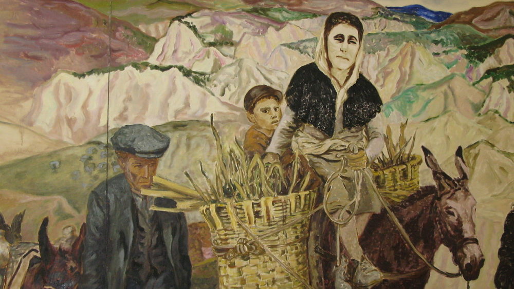 Carlo Levi's painting of the peasants of Lucania - the region he was exiled to