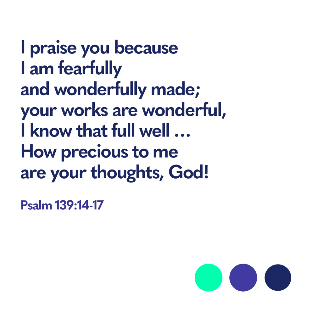 Bible verse Psalm 139:14-17